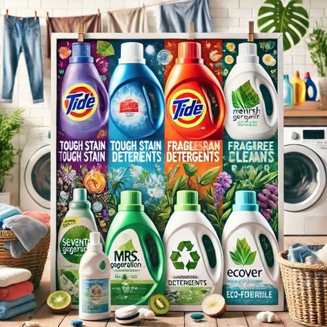 🧼 Which Laundry Detergent Works Best? 🧺 When it comes to choosing the best laundry detergent, it all depends on your needs! Here are our top picks based on different factors: ✨ For Tough Stains: Opt for a detergent with enzymes like Tide or Persil to tackle grease, grass, and food spills. 🌿 For Sensitive Skin: Look for hypoallergenic and fragrance-free detergents like Seventh Generation or All Free Clear. ♻️ Eco-Friendly: Choose biodegradable, plant-based options like Mrs. Meyer’s or Ecov... Best Laundry Detergent, Seventh Generation, Homemade Laundry Detergent, Diy Laundry, Laundry Service, Laundry Supplies, Quick Cleaning, Laundry Detergent, Fragrance Free