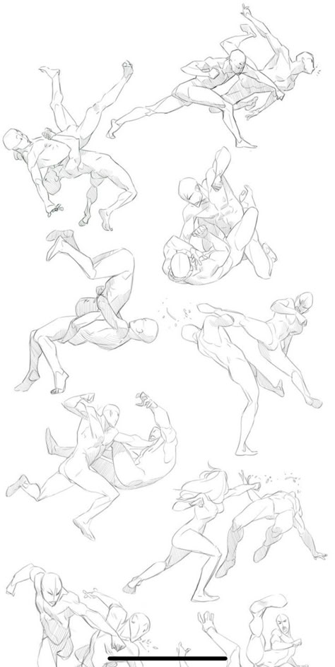 Someone Kicking Reference, Drawing Poses 2 People Enemy, Headlock Drawing Reference, Combat Drawing Poses, Dynamic Art Poses Reference, Wounded Pose Reference Drawing, Combat Pose Reference Drawing, Combat Drawing Reference, Hand To Hand Combat Pose Reference