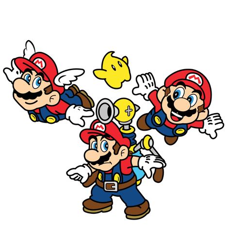 Super Mario 3D All Stars by Vidrovov on DeviantArt Yoichi Kotabe, Metal Mario, Mario Collection, Mario Coloring, Mario All Stars, Super Mario All Stars, Super Mario Bros Party, Super Mario Nintendo, Nintendo Fan Art