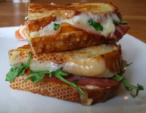 grown up grill cheese, one can never have to many grilled sandwich ideas Adult Grilled Cheese, Cheese Sourdough, Grill Cheese Sandwich Recipes, Cheese Sandwich Recipes, Havarti Cheese, Grilled Cheese Recipes, Burgers Sandwiches, Bread Butter, Grilled Cheese Sandwich