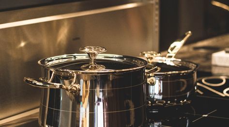 Ondine’s Cookware Collection Is *Very* Luxurious — Here’s Why It’s Worth The Money Luxury Cookware, Diy Pictures, Induction Hob, Diy Picture, Stock Pot, Foodie Recipes, Roasting Pan, Cookware Set, Recipes Dinner