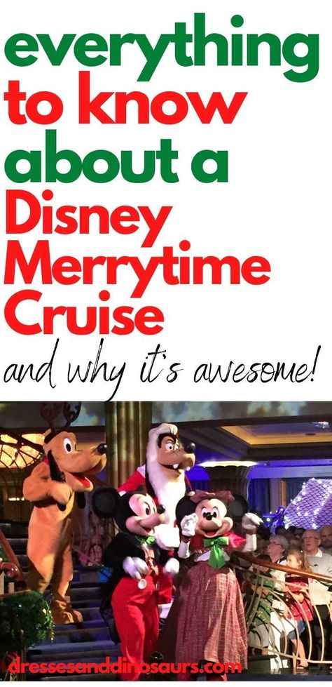 A Disney Merrytime cruise is a fun family vacation that will create lots of Christmas memories for years to come!  Use these tips and find out everything you need to know about a Disney Merrytime cruise and why it's awesome! #disney #merrytimecruise #familytravel #disneymerrytimecruise Disney Very Merrytime Cruise, Disney Very Merry Christmas Cruise, Very Merry Time Disney Cruise, Very Merrytime Disney Cruise, Christmas Disney Cruise Outfits, Very Merrytime Disney Cruise Outfits, Disney Merrytime Cruise Outfits, Disney Christmas Cruise Outfits, Merrytime Disney Cruise