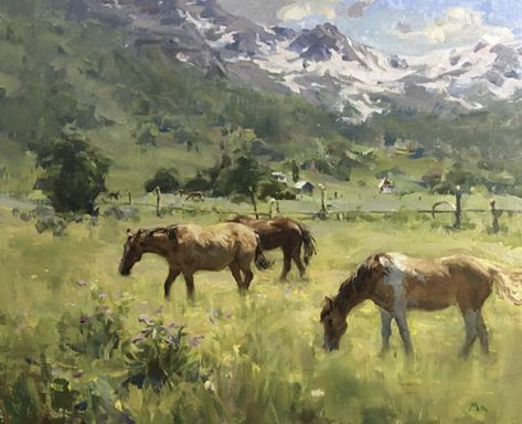 Equine Artwork, Horse Oil Painting, Western Artwork, Painting Competition, Horse Drawings, Southwest Art, Art Competitions, Equine Art, Old Paintings