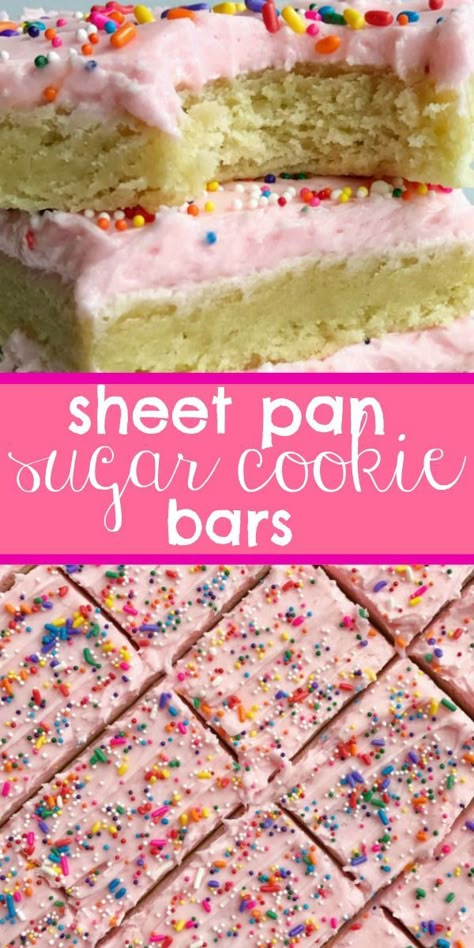 Enchanted Kitchen, Brownie Pie, Pan Cookies, Coconut Dessert, Potluck Desserts, Camp Food, Quick Dessert Recipes, Sprinkle Party, Sugar Cookie Bars