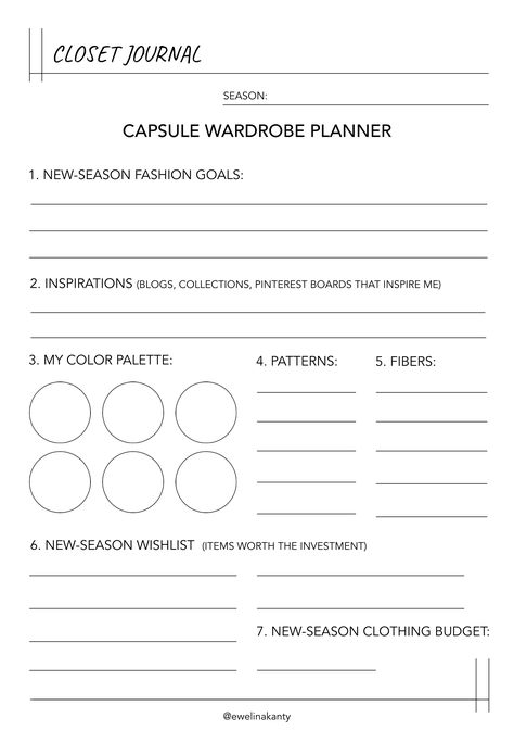 Capsule Wardrobe Printable, Outfit Planner Printable, Capsule Wardrobe Planner, Wardrobe Planner, Outfit Planner, Shopping Quotes, Interesting Outfits, Wardrobe Planning, Fashion Revolution