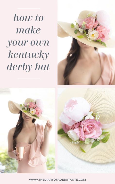 Derby Hat Diy, Diy Kentucky Derby Hat, Kentucky Derby Party Hats, Derby Hats Diy Ideas, Kentucky Derby Hats Diy, Derby Party Outfit, Derby Hats Diy, Kentucky Derby Party Outfit, Kentucky Derby Attire