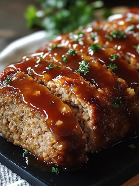 Health meal, low carbs meals, keto meal Meatloaf Recipes With Brown Sugar, Sweet And Tangy Meatloaf, Glazed Meatloaf Recipes, Meatloaf Recipes Joanna Gaines, Sweet Meatloaf Recipes, Meatloaf Sauce Brown Sugar, Meatloaf Topping Sauce Brown Sugar, Meatloaf Recipes Brown Sugar, Meatloaf Glaze Brown Sugar Ketchup