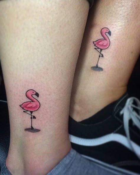 Flamingo Matching Tattoo, Flamingo Sunset Tattoo, Matching Flamingo Tattoos, Flamingo Finger Tattoo, Cute Flamingo Tattoo, Simple Flamingo Tattoo, Small Flamingo Tattoo, Flamingo Tattoos For Women, New Orleans Tattoos