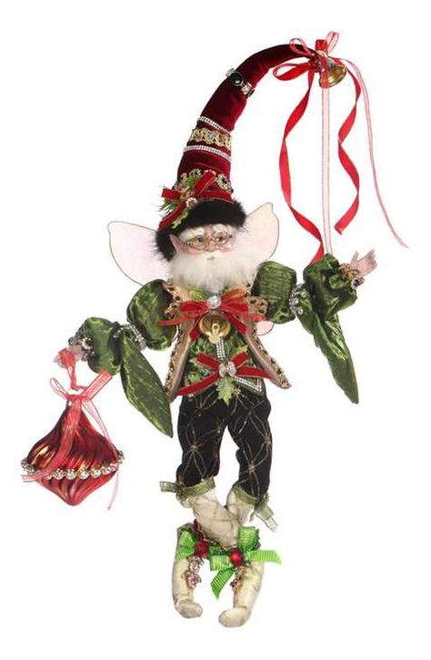 Mark Roberts 'Ornament Maker' Fairy Mark Roberts Santa, Mark Roberts Christmas, Mark Roberts Fairies, Bethany Lowe Halloween, Elf Yourself, Kissing Ball, Mark Roberts, Santa's Elves, Fairy Figurines