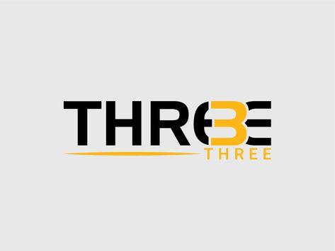 3 Three Logo by Abbas Ahmed | Dribbble | Dribbble Three Logo Design, Tech Photography, Logo Cafe, Three Logo, 3 Logo, Simple Logo Design, Saint Charles, San Luis Obispo, Show And Tell