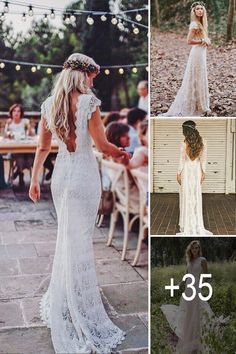 Boho Wedding Dress Simple, Boho Chic Wedding Dress, Boho Wedding Dresses, Outdoor Wedding Dress, Wedding Dress Cap Sleeves, Garden Wedding Dresses, Boho Styl, Organza Wedding, Bohemian Bridal