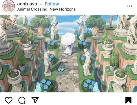 Acnh Elegantcore Resident Services, Acnh Elegant Entrance, Acnh Elegantcore Entrance, Acnh Atlantis, Acnh Garden, Acnh Entrance, Future Islands, Pink Island, Animal Crossing 3ds