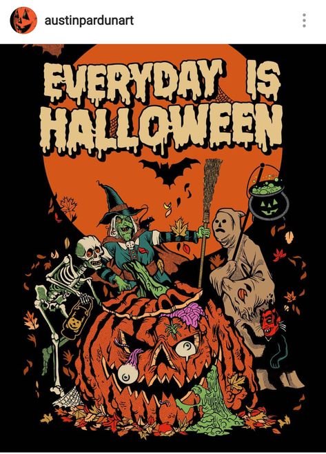 Hippy Art, Notion Ideas, Horror Comic, Paint Bedroom, Spooky Stuff, Halloween Everyday, Halloween Artwork, Halloween Printable, Halloween Wallpaper Iphone