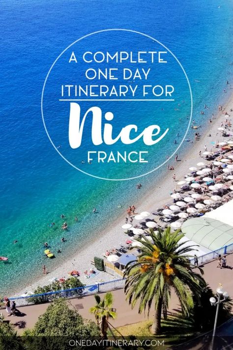 Nice Itinerary, Inter Railing, Bucket List Europe, Nice France Travel, Beaches In Europe, Nice Cote D Azur, France Itinerary, France Trip, Honeymoon Ideas