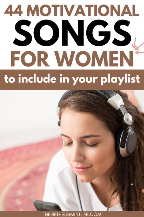 motivation songs for women Women Empowerment Songs, Empowering Playlist, Songs For Women, Motivation Songs, Powerful Songs, Girl Power Songs, Motivation Playlist, Empowering Songs, Motivational Music