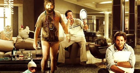 Reverse #Reviews might make #hangovers feel a little worse @ArtSeriesHotels #hotel Stag Games, The Hangover 2009, The Hangover, 3 Friends, Bradley Cooper, Art Series, Cover Photo, Going To Work, Free Movies