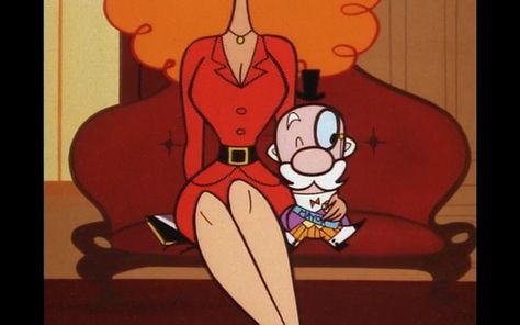 Ms. Bellum and the Mayor from the Powerpuff Girls episode, Something's a Ms. Mayor From Powerpuff, Mayor Powerpuff Costume, Miss Bellum Powerpuff, Ms Bellum Cosplay, Ms Bellum Costume, Sara Bellum Costume, Mayor Powerpuff, Mrs Bellum, Ms Sara Bellum