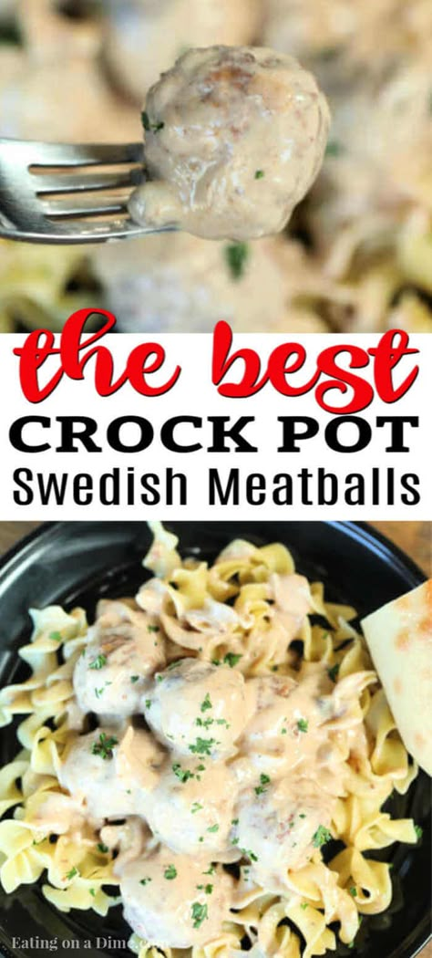 Crockpot Recipes Swedish Meatballs, Crockpot Sweedish Meatball Recipes, Sweetish Meatballs Recipe Crockpot, Crockpot Recipe With Meatballs, Easy Slow Cooker Swedish Meatballs, Meatballs Crockpot Swedish, Crock Pot Swedish Meatballs Easy, Crockpot Meatballs Swedish, Healthy Swedish Meatballs Crockpot