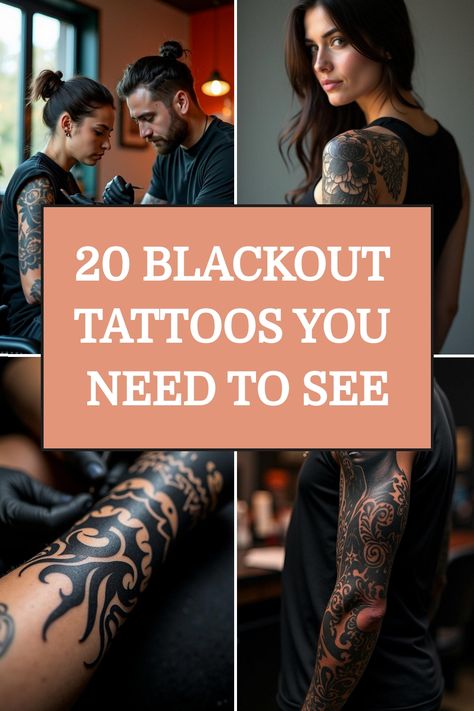 20 Blackout Tattoos You Need to See Blacked Out Arm With White Ink, Black Out Tattoo Back, Fail Forward Tattoo, Dark Side Tattoo Design, Trampstamp Tattoo Cover Up, Shoulder Tattoo Cover Up, Large Tattoo Cover Up Ideas For Women, Big Cover Up Tattoos For Women Arm, Black Tattoo Cover Up Men