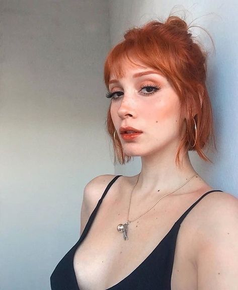 Short Copper Hair, Hot Haircuts, Ginger Hair Color, Copper Hair Color, Beautiful Red Hair, Trending Haircuts, Dye My Hair, Cut My Hair, Orange Hair