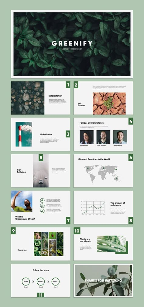 Sustainability Presentation Design, Sustainability Presentation, Nature Brochure, Nature Layout, Graphic Brochure, Eco Fashion Design, Minimal Presentation, 3d Presentation, Nature Presentation