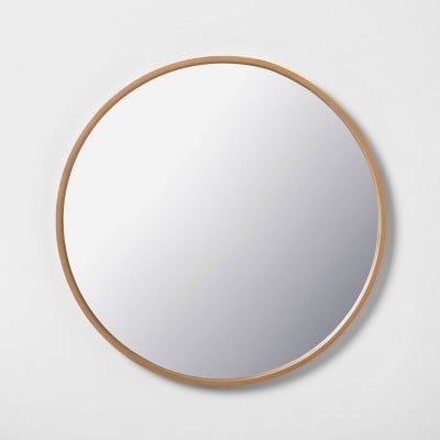 Hearth & Hand With Magnolia Round Framed Mirror Target Round Mirror, Target Mirror, French Country Mirrors, Target Products, Large Round Wall Mirror, Round Wood Mirror, Magnolia Home Decor, Large Mirrors, Round Mirror Decor