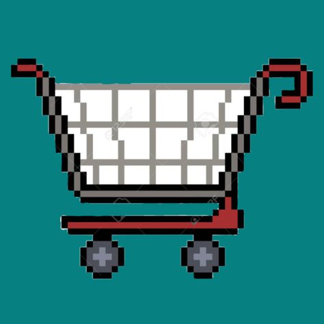 Aesthetic Shopping Cart, Phone Widget Icon, Windows 95 Icons, Windows 95 Aesthetic, Cob Web, Windows Icons, Retro Icons, Web Phone, Pixel Icons