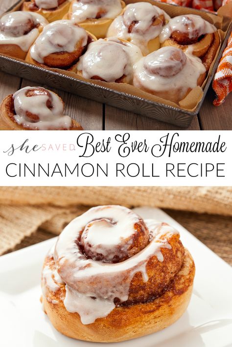 This is the BEST Homemade Cinnamon Roll Recipe that you will find, made from scratch and so delicious! Karate Christmas, Best Cinnamon Roll Recipe, Cinnamon Roll Recipe Homemade, Cinnamon Roll Recipe, Best Cinnamon Rolls, Homemade Cinnamon Rolls, Recipes Yummy, Roll Recipes, Dough Ingredients