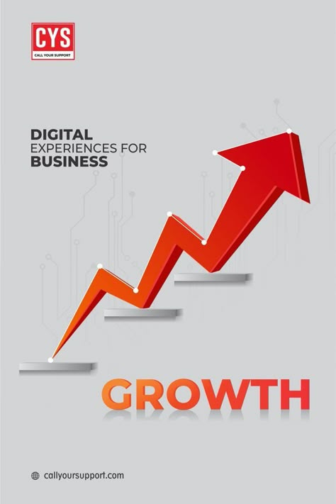 Business Growth Creative Ads, Growth Creative Ads, Standee Design, Word Press, Revenue Growth, Digital Strategy, Successful Business, Creative Ads, Design Typography