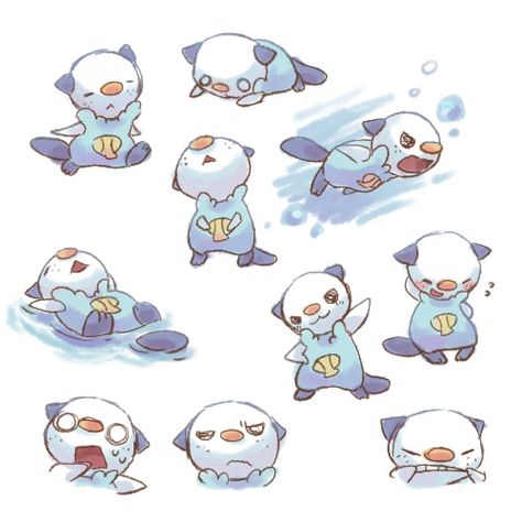 Pokemon Oshawott Art, Oshuwat Pokemon, Oshawott Pokemon Art, Cute Oshawott, Oshowatt Art, Oshawott Drawing, Oshawott Art, Pokémon Oshawott, Pokemon Oshawott