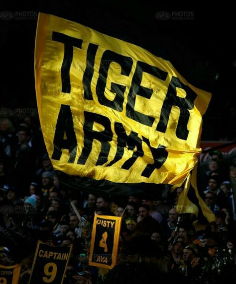 Richmond Football Club, Willow Art, Richmond Tigers, Cheer Squad, Dream Team, Football Club, Yellow Black, Tigers, The Boys