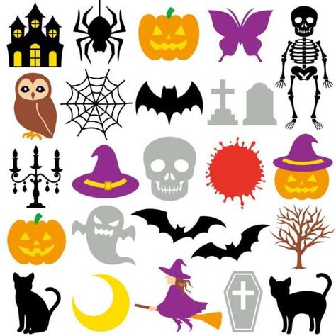 5 ideas para decorar tu jardín en Halloween Halloween Imagem, Moldes Halloween, Imprimibles Halloween, Dekorasi Halloween, Carte Halloween, Halloween Templates, Adornos Halloween, Cricut Halloween, Halloween Silhouettes