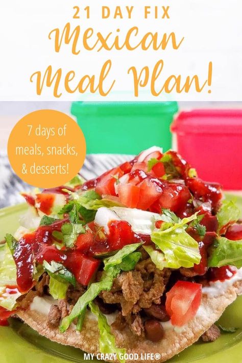 We're spicing things up this week with some 21 Day Fix Mexican meal plan recipes! The 21 Day Fix can be a great way to stay on track with a healthy lifestyle, and I'm here to make sure you have delicious recipes to help you along the way. Ultimate Portion Fix Recipes, 21 Day Fix Mexican, 21 Day Fix Dinner Recipes, Portion Fix Recipes, Beachbody Meal Plan, My Crazy Good Life, Get Fit At Home, Beachbody Programs, 21 Day Fix Meal Plan