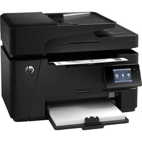 HP - LaserJet Pro MFP M127fw Network-Ready Wireless Black-and-White All-in-One Laser Printer - Black - Angle Multifunction Printer, Wireless Printer, Office Printers, Printer Driver, Hewlett Packard, Hp Printer, Hp Laptop, Printer Scanner, Laser Printer