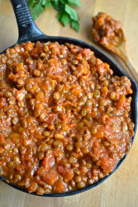 Lentil Ragu, Health Cooking, Ragu Recipe, Vegan Lentil, Soy Free Recipes, Meatless Dinner, Veg Dishes, Vegan Main Dishes, Tasty Vegetarian Recipes