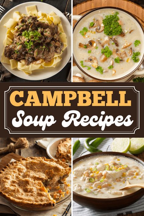 Campbells Slow Cooker Recipes, Campbell Soup Casserole Recipes, Recipes Using Campbell Soups, Nacho Cheese Soup Campbells, Campbells Chunky Soup Recipes, Campbells Chicken Soup Recipes, Recipes Using Canned Soup, Campbells Casserole Recipes, Campbell’s Soup Recipes