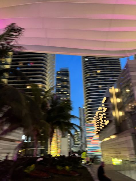 16 In The Middle Of Miami, Miami 2000s Aesthetic, Miami Brickell Aesthetic, Miami Night Life, Miami View, Miami Florida Vacation, Spring Break Miami, Miami Lifestyle, Miami Aesthetic