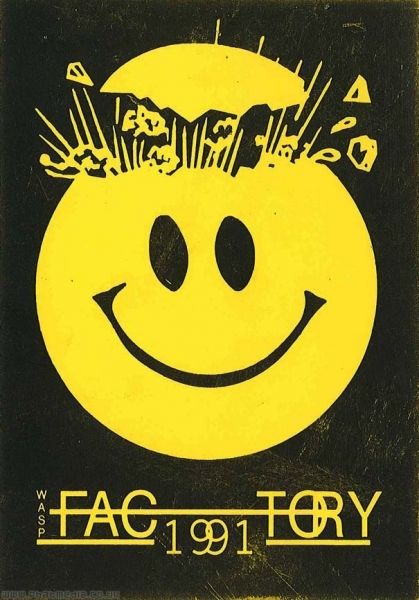 25 nostalgic smiley shots to satisfy your acid house cravings - Galleries - Mixmag Party Poster, Smiley Face, Smiley, Yellow, Black