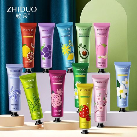 Private Label OEM hot sales ZHIDUO hand cream lotion Fruits Plant Extract Organic Whitening moisturizing Hand Cr https://m.alibaba.com/product/1600572059622/Private-Label-OEM-hot-sales-ZHIDUO.html?__sceneInfo={"cacheTime":"1800000","type":"appDetailShare"} Moisturizing Hand Cream, Hand Cream Gift Set, Chapped Hands, Lotion Gift, Cracked Hands, Rough Hands, Flower Fragrance, Improve Skin Texture, Cream Lotion