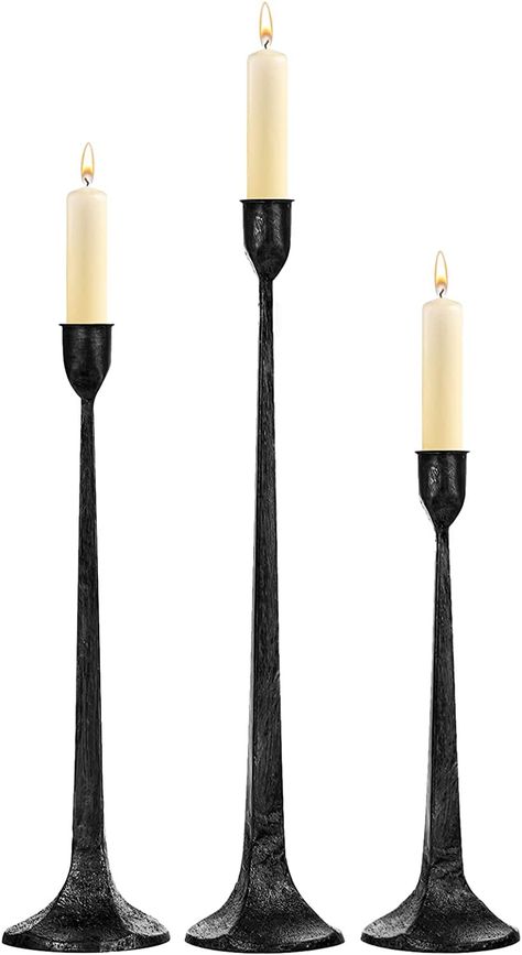 Wedding Dining Table, Cast Iron Candle Holder, Wedding Dining, Iron Candle Holders, Wrought Iron Candle Holders, Wrought Iron Candle, Tall Candle Holders, Table Party, Iron Candlesticks