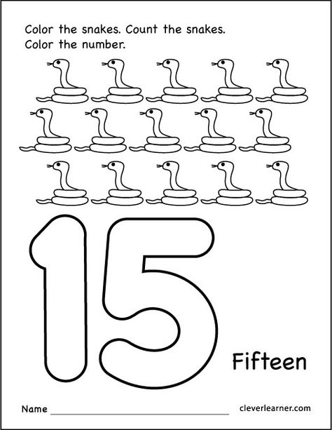 Free number 15 practice sheet Number 15 Worksheet, Preschool Number Worksheets, Counting Worksheets, Numbers Kindergarten, Kids Worksheets Printables, Number 15, Printable Preschool Worksheets, Numbers For Kids, Numbers Preschool