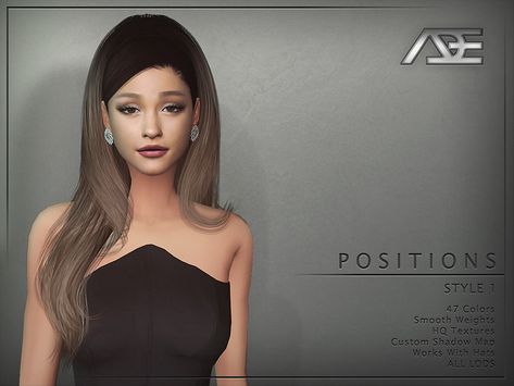 Sims 4 Ariana Grande Hair, Sims 4 Cc Beyonce Hair, Sims 4 Cc Mullet Hair Alpha, Sims 4 Cc Ariana Grande Hair, Sims 4 Ariana Grande Cc, Sims 4 Celebrities, Sims 4 Cc Ariana Grande, Sims 4 Celebrity Cc, Ariana Grande Eyes