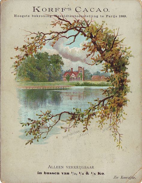 Dutch Illustration, Cottage Art, Vintage Poster Art, Landscape Illustration, Old Postcards, Old Book, Card Illustration, Vintage Ephemera, Vintage Pictures