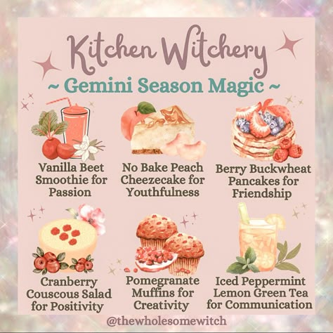 Witchcraft Cooking Recipes, Food Magic, Baking Witchcraft, Witchy Bakery, Cooking Witchcraft, Kitchen Witchery Recipes, Witchy Recipes, Witch Foods Kitchen Witchery, Kitchen Witch Correspondences