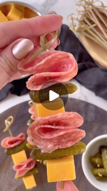 WildSalt Studio | Tyler on Instagram: "Super simple salami skewers with pickle and aged cheddar 🧡

#tutorial #reelstutorial #cookingvideo" Salami Skewers, Pickled Asparagus, November 3, Cooking Videos, Skewers, Super Simple, Cheddar, Asparagus, Pickles