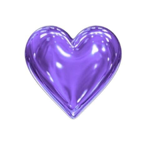 Purple Heart Icon, Pfp 3d, App Ikon, Heart Bubbles, Heart Rainbow, Minimalist Icons, Backgrounds Phone, Png Aesthetic, Heart Icon