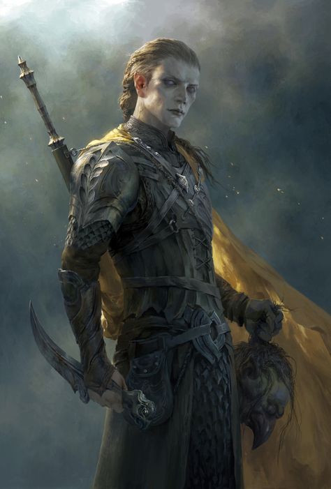 Pathfinder: Kingmaker - assorted portraits - Album on Imgur Heroic Fantasy, Male Character, Dark Elf, Fantasy Male, Armors, Fantasy Warrior, Arte Fantasy, Fantasy Rpg, 판타지 아트