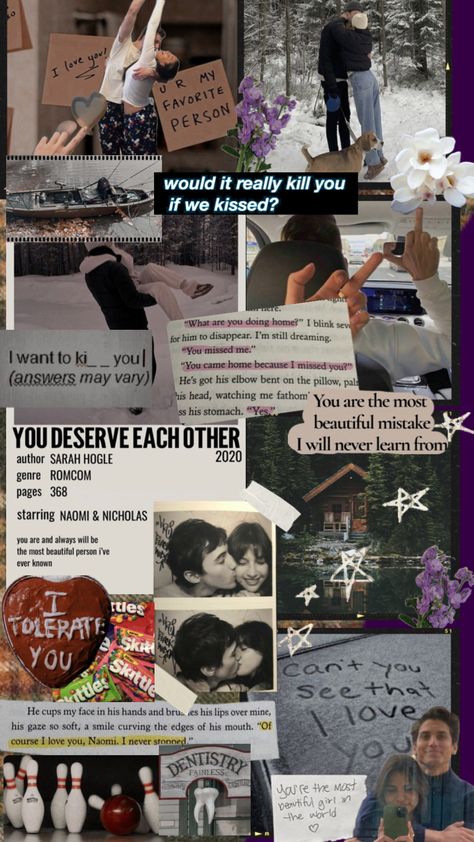 Naomi And Nicholas Aesthetic, You Deserve Each Other Aesthetic, You Deserve Each Other, Booktok Quotes Wallpaper, Romance Books Quotes Wallpaper, You Deserve Each Other Book Aesthetic, Naomi Westfield And Nicholas Rose, Lecture Aesthetic, You Deserve Each Other Book