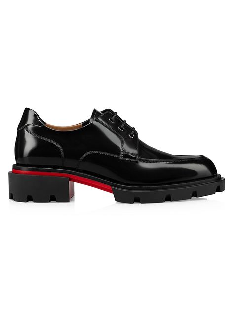 Christian Louboutin Loafers, Louboutin Men, Male Shoes, Gentleman Shoes, Red Louboutin, Classy Shoes, Christian Louboutin Men, Footwear Design, Leather Finish