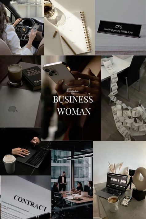 Born to be a bsuiness woman #businesswoman #successful #thatwoman #aesthetic #visionboard #entrepreneurlife #motivation #claimit Businesswoman Vision Board, Business Analyst Job Aesthetic, Successful Businesswoman Aesthetic, Business Girly Aesthetic, Work Woman Aesthetic Office, Boss Lady Mood Board, Businesswoman Aesthetics, Business Woman Vision Board, Business Management Aesthetic